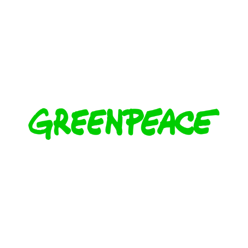 Logo de GreenPeace, colaborador de El Vaso Verde