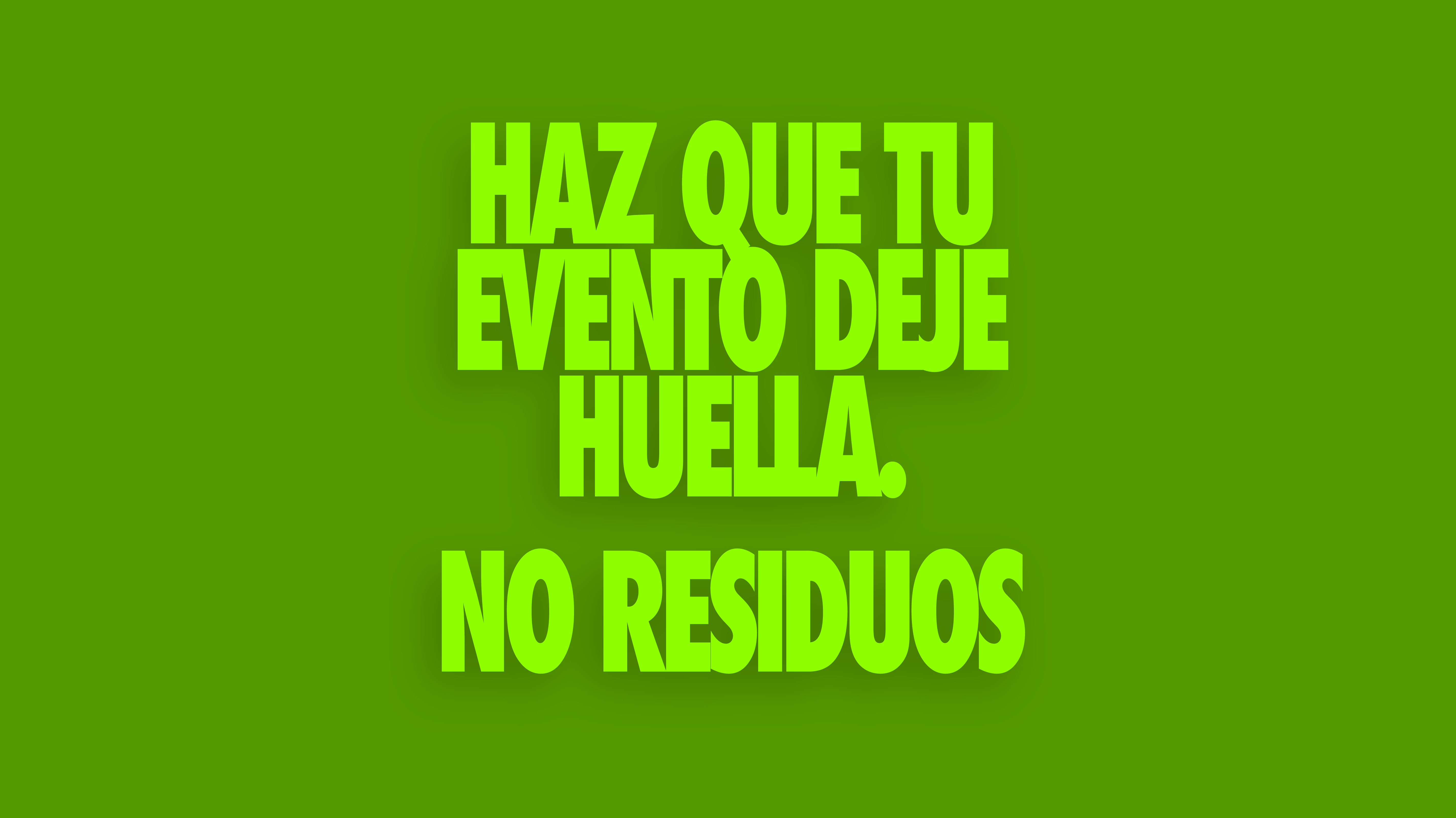 Haz que tu evento deje huella, no residuos – El Vaso Verde